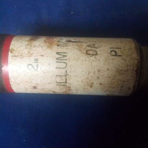 INERT ILLUMINATION MORTAR CASING, PROJECTILE AND BULLET BELT