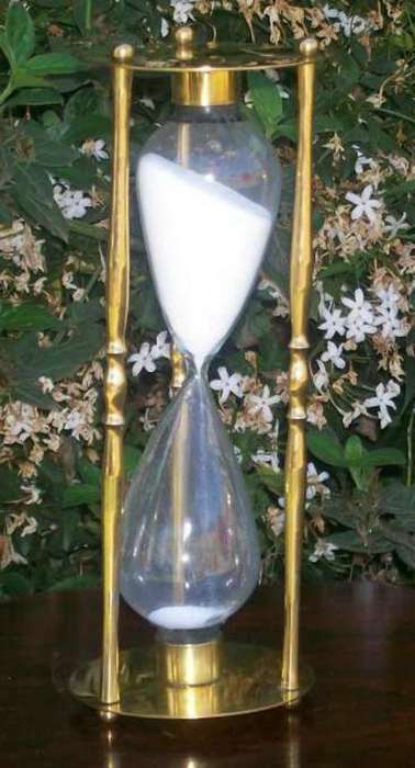 BRASS HOUR-GLASS