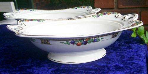PAIR OF JOHN MADDOCK & SONS VEGGIE DISHES
