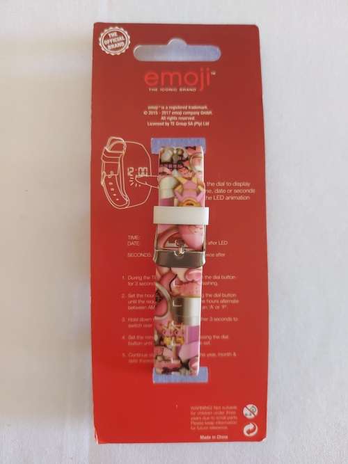 Kids Emoji Touch LED watch