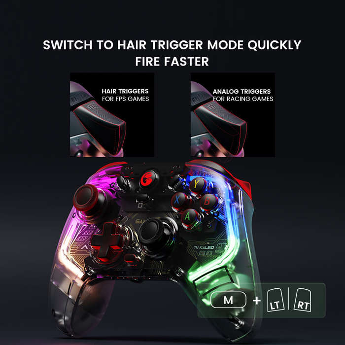 GameSir T4 Kaleid Wired Gamepad with Hall Effect for Nintendo PC Steam