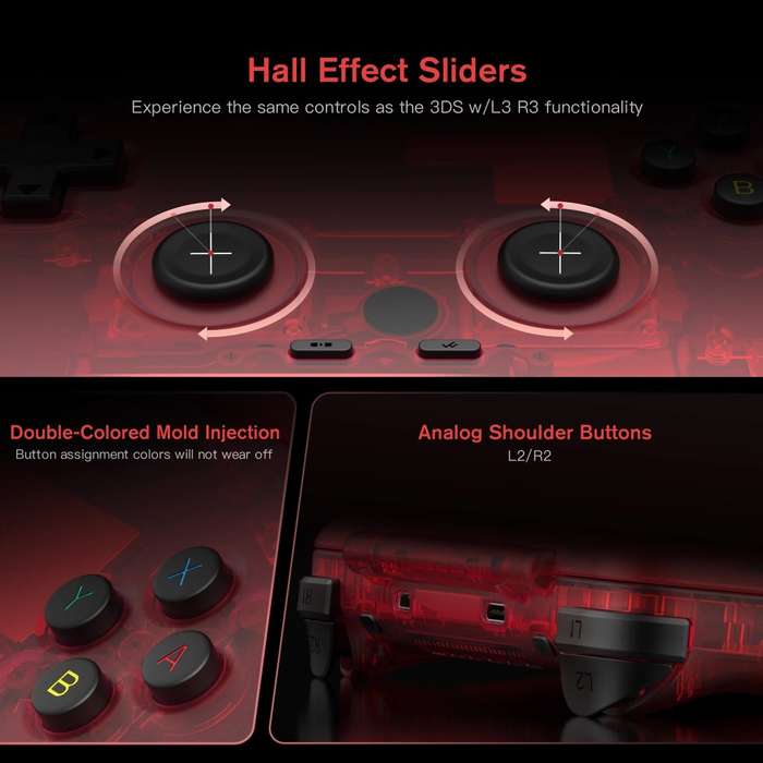 Retroid Pocket Flip 4.7" Handheld Console with Android 11 - 4 Colours
