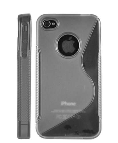 Clear S Line Cover Case for iPhone 4 / 4s including Screen Guard