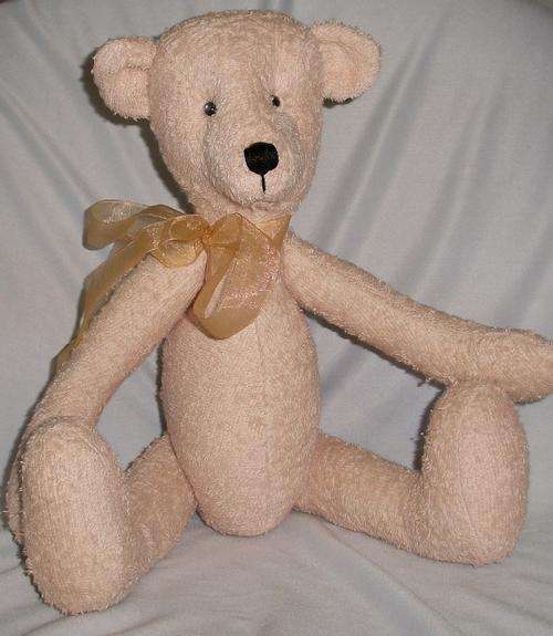 Toweling teddy bear