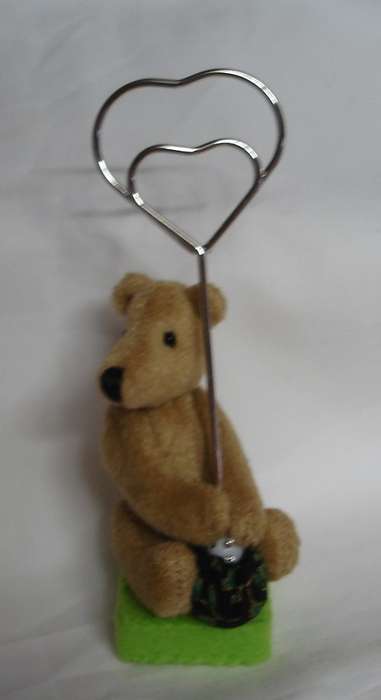 simple teddy memo holder