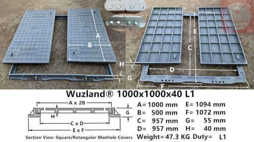 Wuzland® and Primus® BMC/Polymer Manhole Covers, Electrical Trench Covers