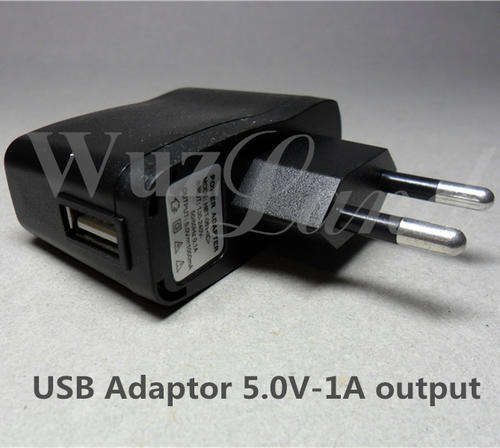 AC-USB Power Adapter for USB Cable chargers (Output 5V 1000mA)- min. purchase of 2 units