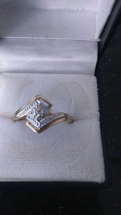 9ct gold ring size R