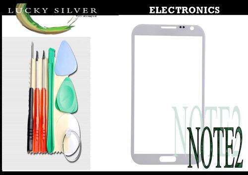 Samsung N7100 Note 2 - White glass lens screen with free tools and adhesive. SALE!!! LOCAL STOCK