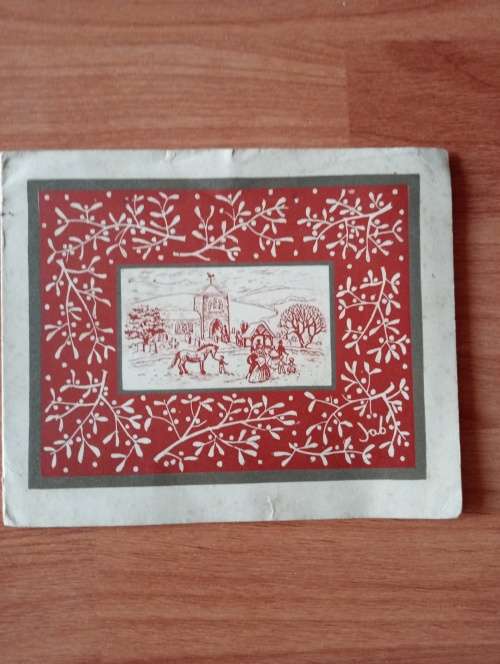Xmas card signed by Princess Mary of Hardwood House,1953,to all commanding officers and ranks