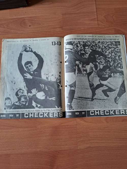 British Lions 1974,48 pages in Afrikaans,every game,every  test