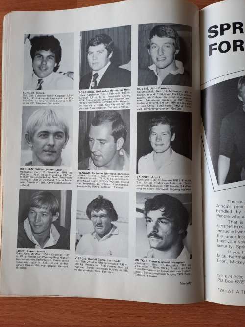 2nd Test ,Springboks vs England 1984,Ellispark