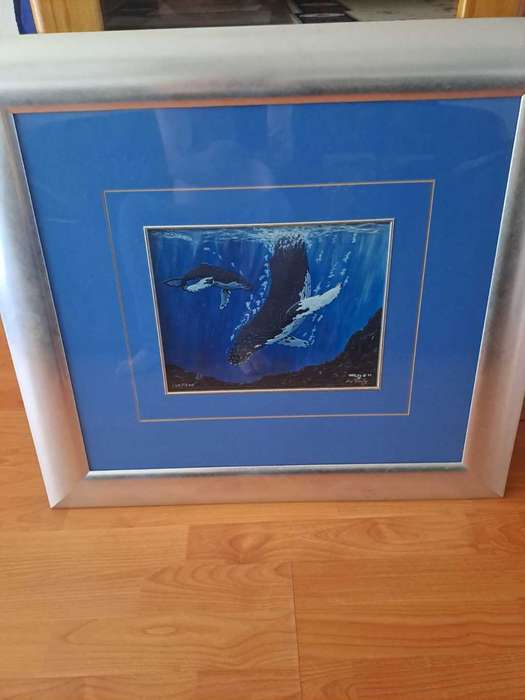 Robert W Harley limited lithograph 120/500 with original autograph