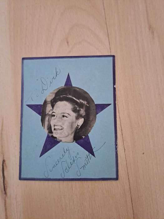 Alexis Smith famous Canadian Actress/Singer original autograph