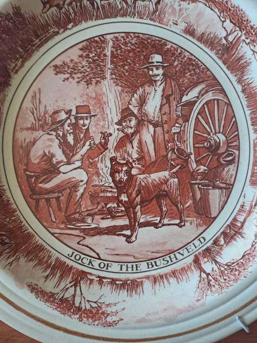 Beautiful Jock of the Bushveld Commemorative Plate