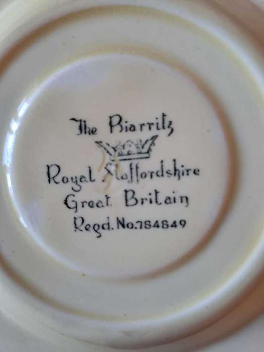 Clarice Cliff, very rare Art Deco, Beswick Royal Staffordshire Saucers, Bargain!!!
