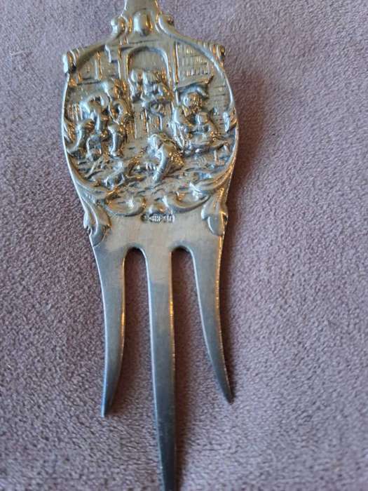 Antique HH90 (Herbert Hooijkaas) Silver Mango Fork