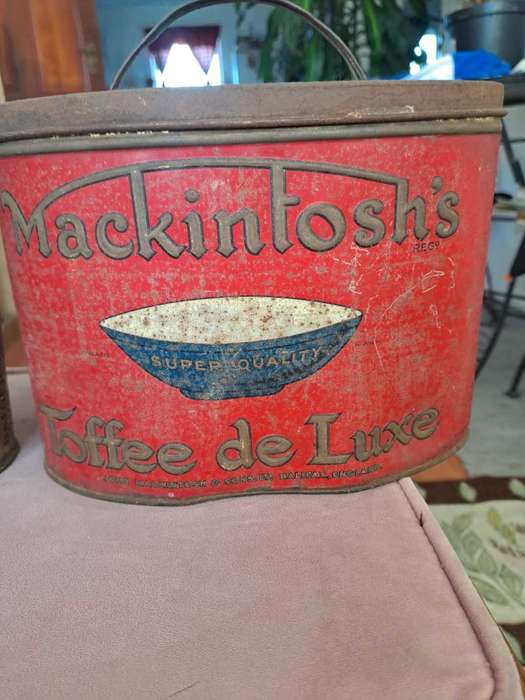 Antique Mackintosh`s and Batger`s Toffee Tins