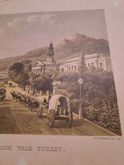 Thomas W Bowler, St George`s Cathedral from Wale Street, Lithograph