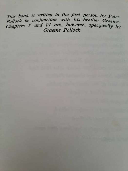 Bouncers and Boundaries, signed Graham and Peter Pollock