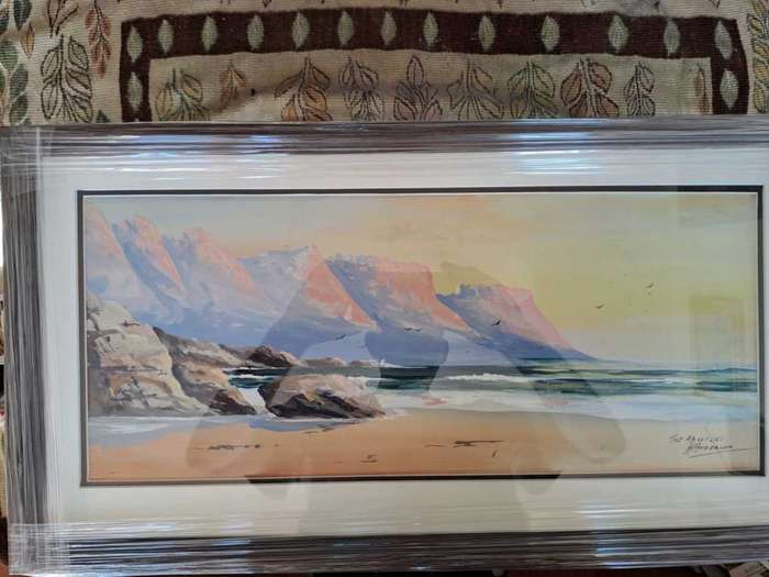 The Apostles by H Anderson, acrylic on paper