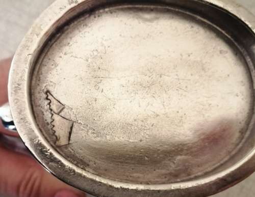 Vintage silver plated hot water pot