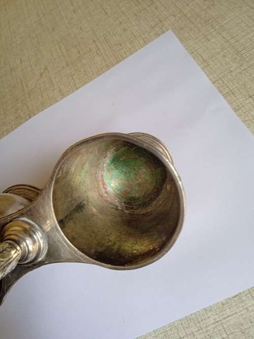 Pretty silver plated condiment holder