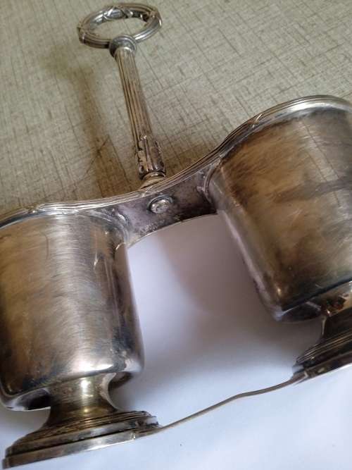 Pretty silver plated condiment holder
