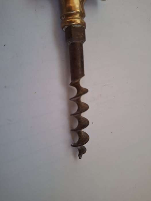 Brass Mayflower cork screw