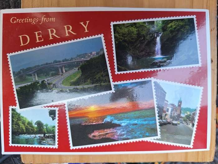 Greetings from Derry postcard
