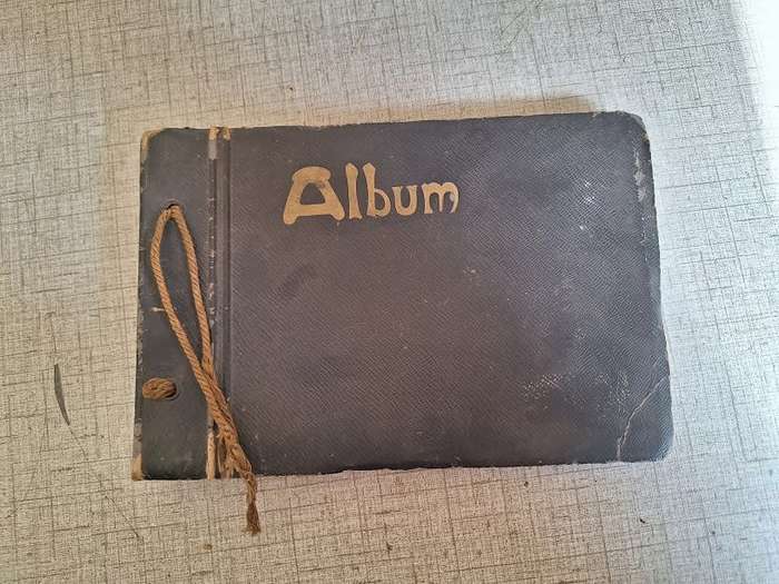 Vintage baby photo album 1938
