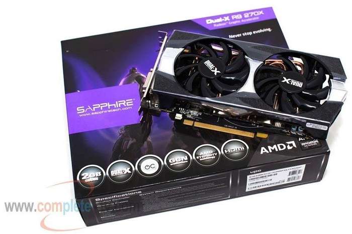 Sapphire Dual-X R9 270X! Like NEW!! Original Packaging