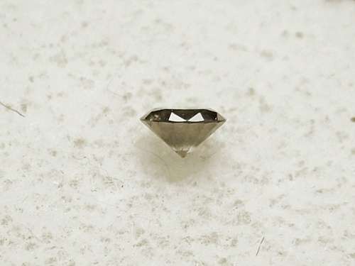 Fancy Dark Brownish Green Round Diamond 0.21 ct.