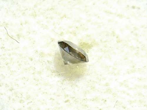 Fancy Dark Brownish Green Round Diamond 0.21 ct.