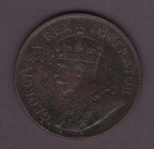 SAU 1934 George V Copper 1 Penny