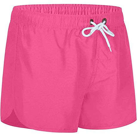 Beach Swimming Board Shorts, Quick Drying Men`s Costume - Pink
