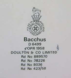 Royal Doulton LARGE CHARACTER JUG - Bacchus