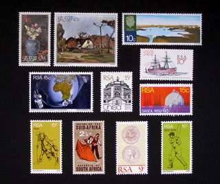 SOUTH AFRICA 11 Mint Stamps
