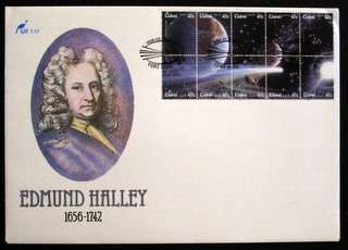 CISKEI - Halley's Comet Stamp Sheet on Cover, 1986