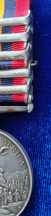 - QSA (Queen`s South Africa Medal) with 5 x Clasps to 335 CORPL: E. STEPHENSON IMPL: LT INFY -