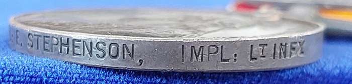 - QSA (Queen`s South Africa Medal) with 5 x Clasps to 335 CORPL: E. STEPHENSON IMPL: LT INFY -