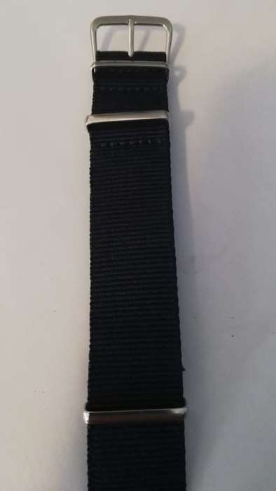 Three watch straps, 2 Nato, 1 leather