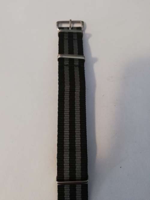 Three watch straps, 2 Nato, 1 leather