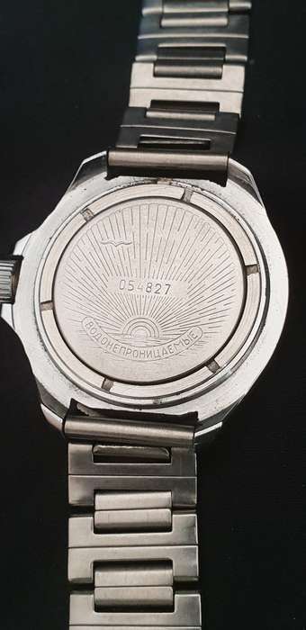 Russian Diver watch and modern hipflask