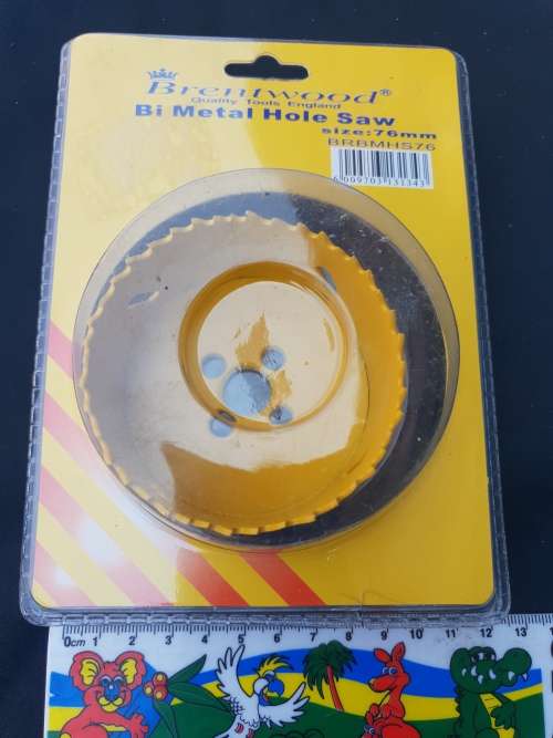Bi Metal Hole Saw Brentwood -76mm -BRBMHS76