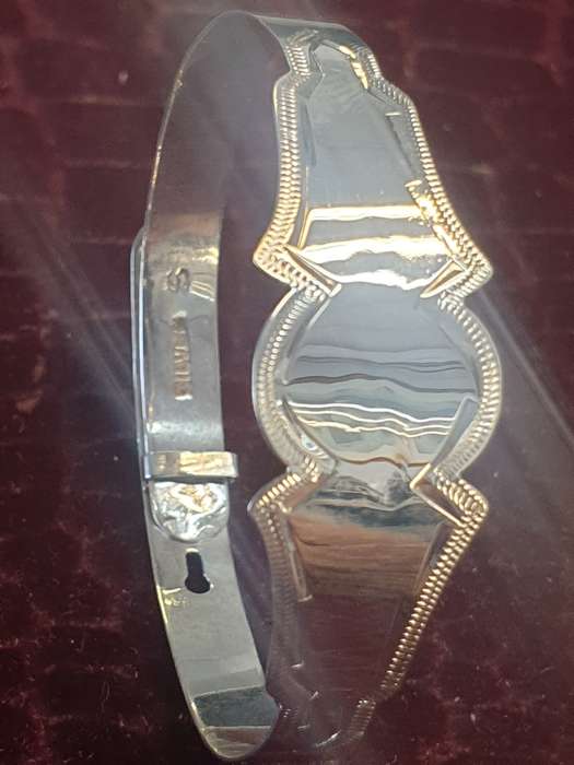 solid silver baby bangle
