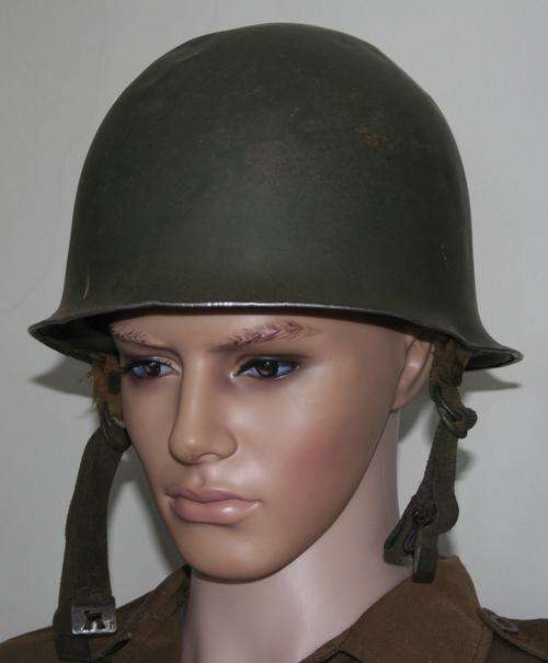 SADF -- ARMY STEEL HELMET WITH INNER LINER--BUSH WAR ERA