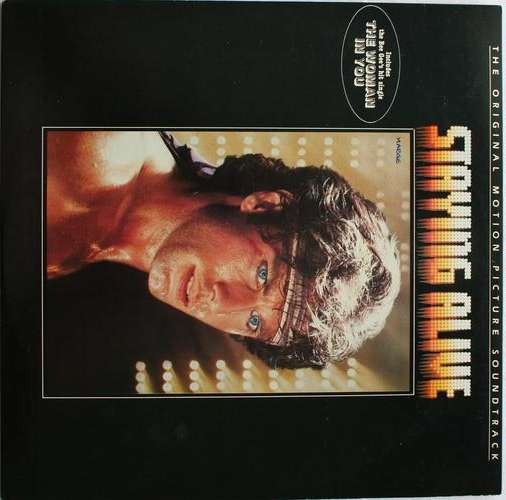 STAYING ALIVE -- ORIGINAL MOVIE SOUNDTRACK -- VINYL LP RECORD