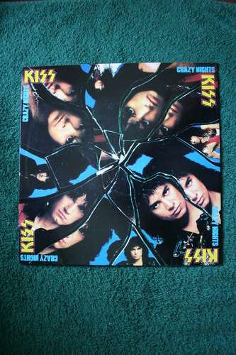 KISS-- CRAZY NIGHTS -- VINYL LP RECORD