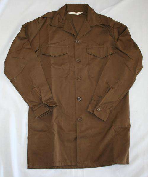 SADF NUTRIA BROWN SHIRT--SIZE:MEDIUM -- AS USED IN BUSH WAR